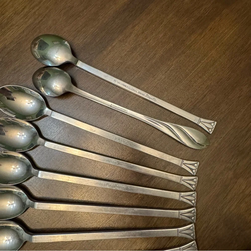 9‎ Elegant Silver Teaspoon Set